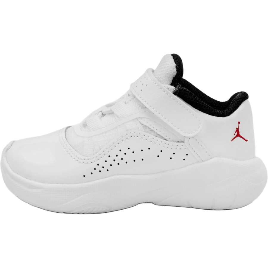 Jordan Jordan Air Jordan 11 Support Low top Toddler Shoes Black White Red Infant And Toddler