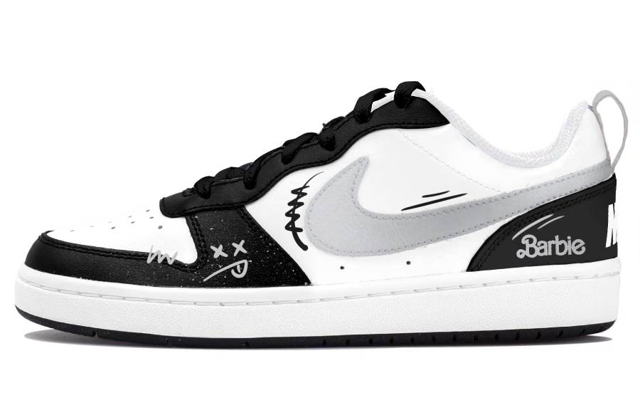 Nike Nike Court Borough Kids' Skateboarding Shoes Black Teenagers
