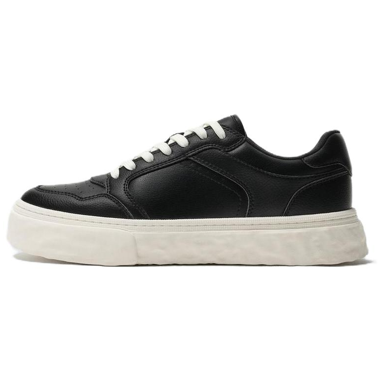 ZARA Pu Low top Skateboard Shoes Men's Black