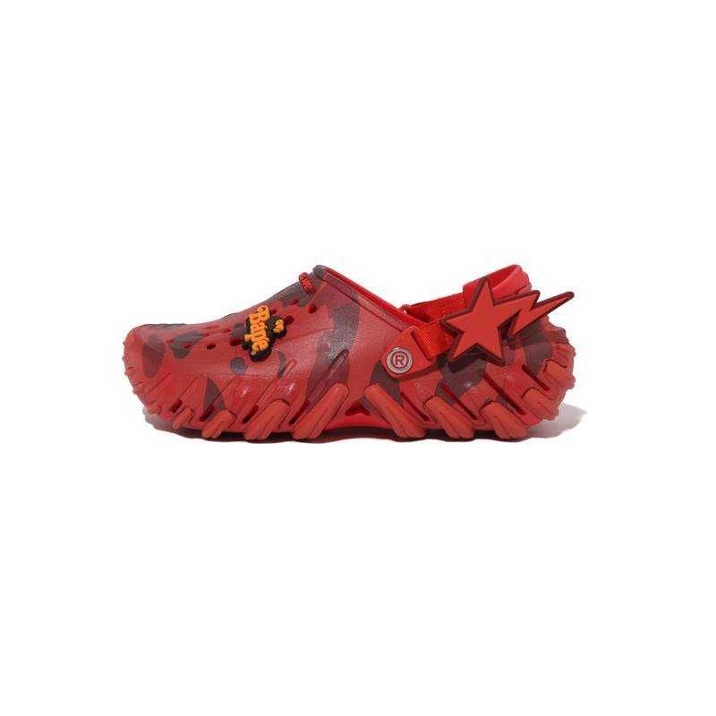 A BATHING APE A BATHING APE x Crocs ECHO M1 EVA Clogs Men's Red