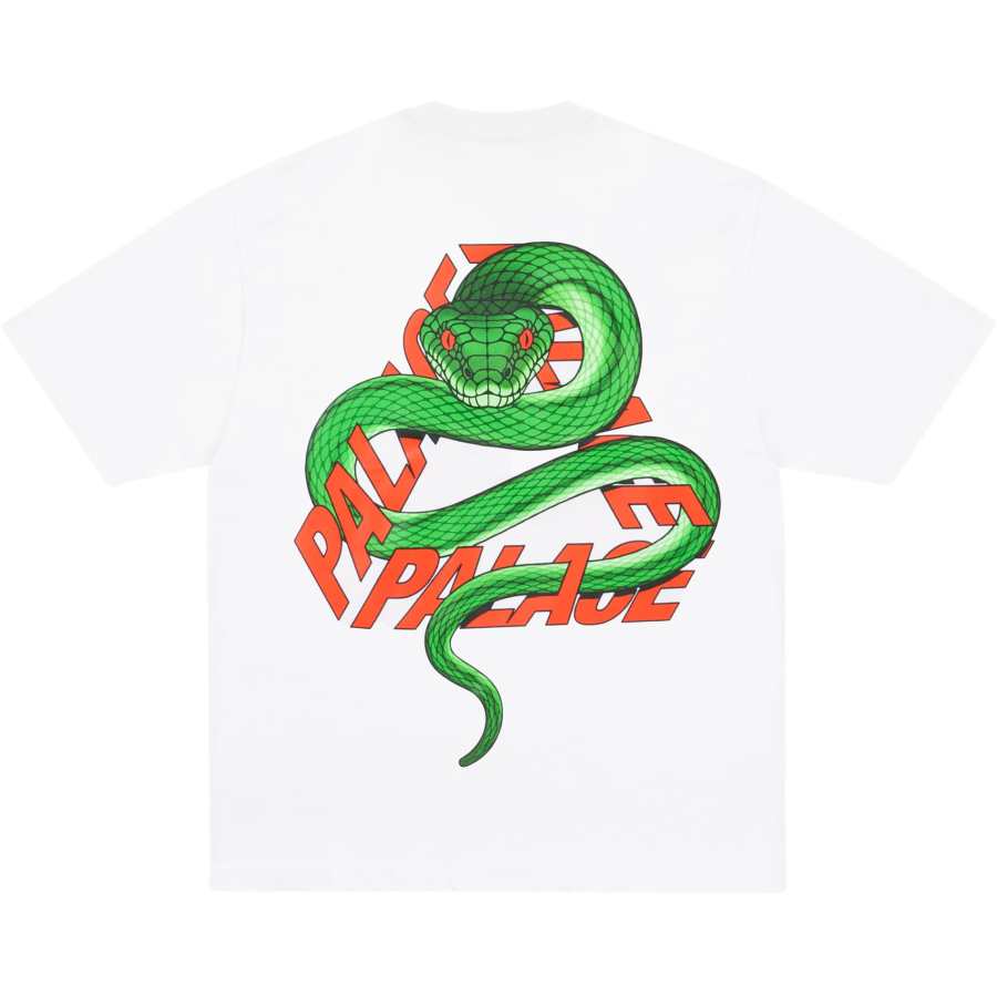 PALACE SS26 SNAKEY P3 T SHIRT WHITE T Shirt Unisex