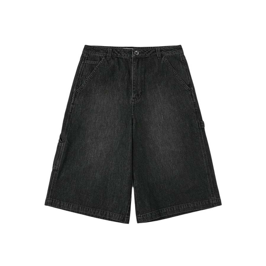Vans Denim Shorts Women's Black Gray Color Moderate Other