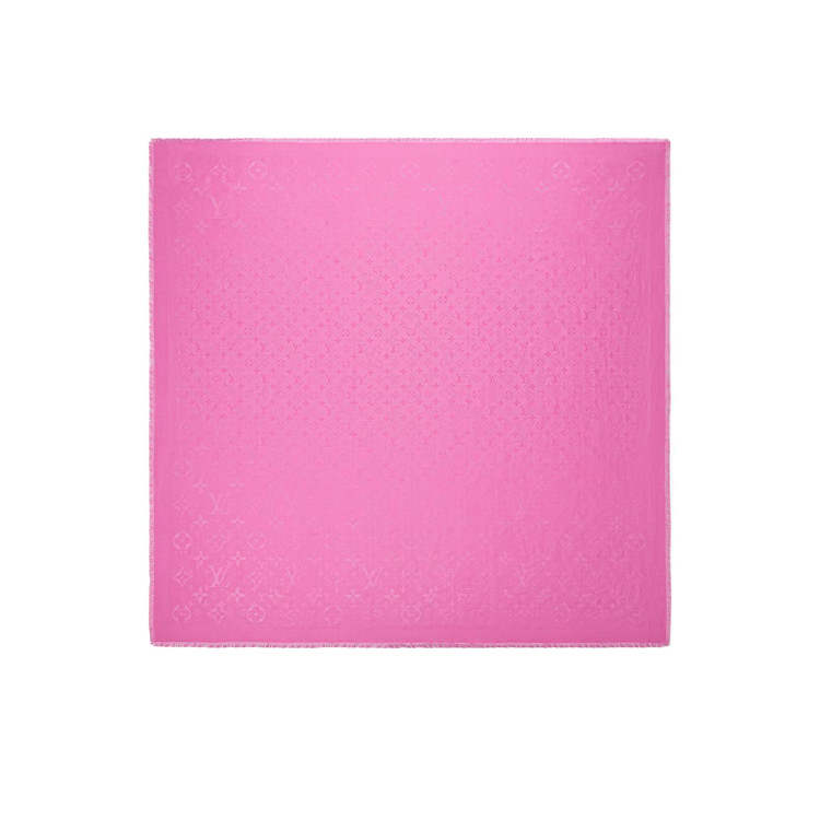 LOUIS VUITTON Silk Scarves Women's Pink