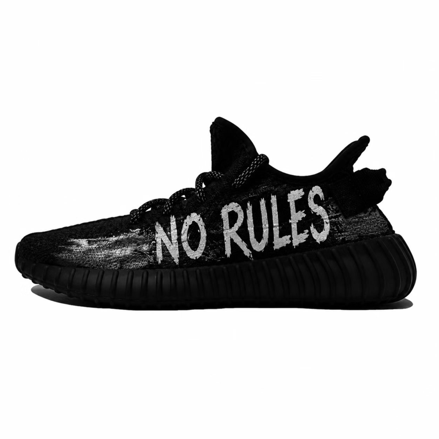 Adidas Originals Yeezy Boost 350 No Rules Fabric Cushioning Slip Resistant Abrasion Resistant Low top Casual Shoes