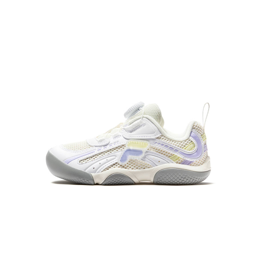 FILA KIDS PERFORMANCE FPF Anti Kick, Abrasion Resistant, Breathable Kids' Outdoor Shoes Milk White/FILA White