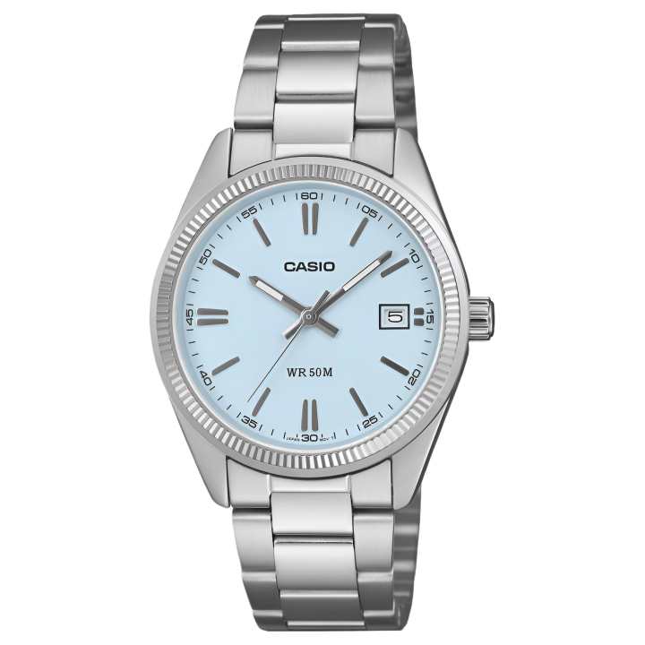 CASIO CASIO STANDARD Quartz Movement Stainless Steel Strap Watch Unisex Blue Dial