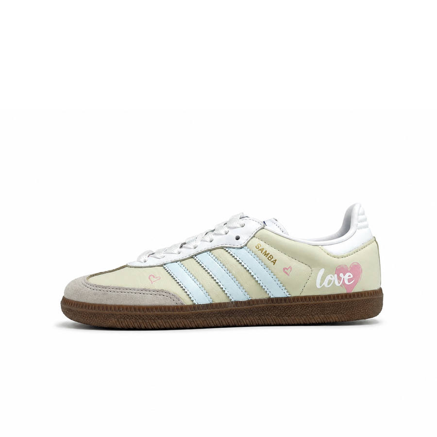 Adidas Originals SAMBA OG Light Summer Time Leather Balance Lightweight Breathable Low top German Army Trainers Unisex