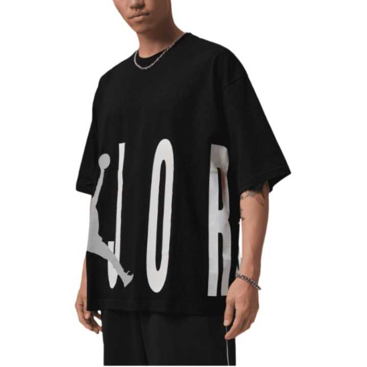 Jordan Jordan T Shirts Men's Black Crew Neck