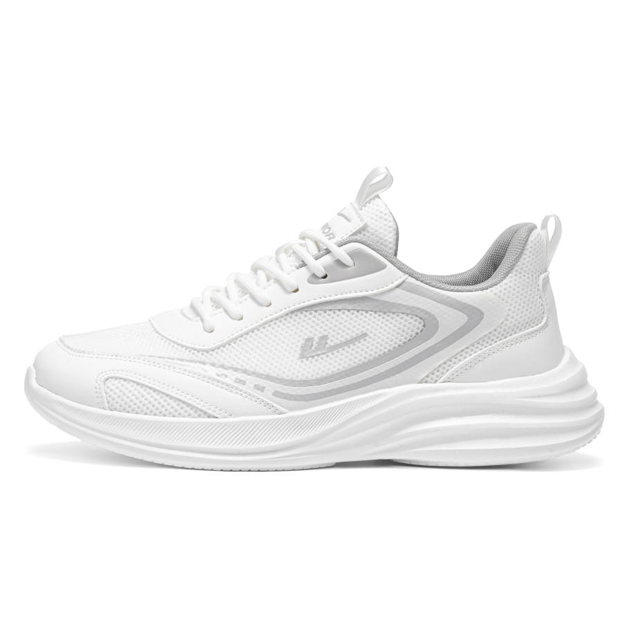 WARRIOR WARRIOR Running Shoes Men's Low Top White/Gray, Black/Gray