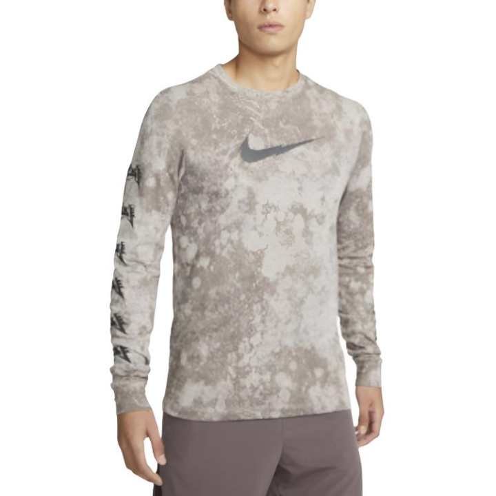 Nike Nike Dri Fit T Shirts Men's Gray Crew Neck