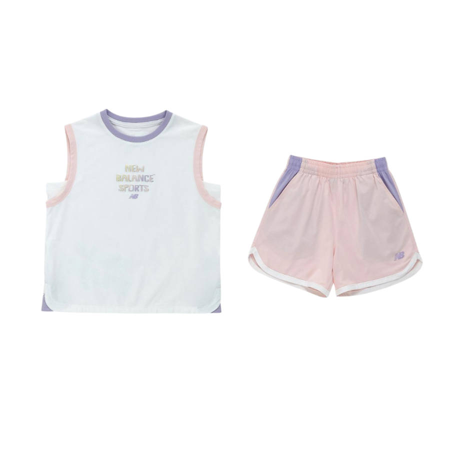 New Balance New Balance Casual Sportswear 2 Piece Set Children Aged 3 7 Years Old