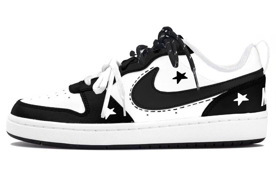Nike Nike Court Borough Kids' Skateboarding Shoes Black Teenagers