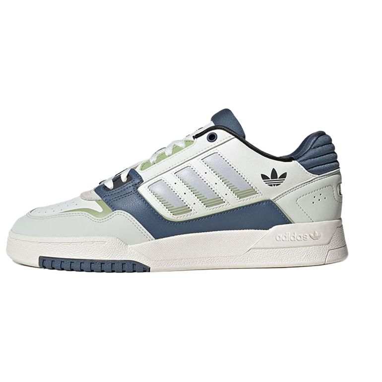 Adidas Originals Drop Step Low top Skateboard Shoes Unisex White Blue Green