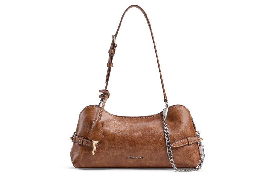 CHARLES&KEITH CHARLES&KEITH Pu Pillow Bag Shoulder Bag Medium Women's Solid Color