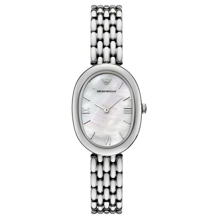 Emporio Armani Two-Hand Stainless Steel Watch