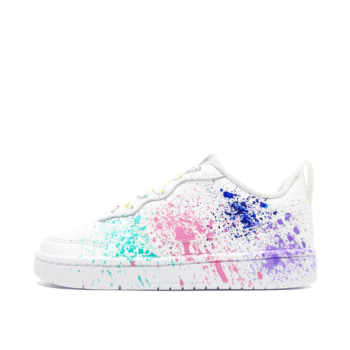 Nike Nike Court Borough Star Ripple Leather Slip Resistant Cushioning Abrasion Resistant Breathable Low top