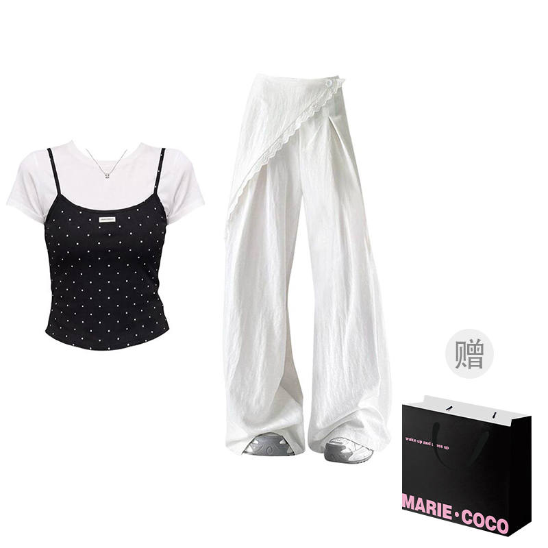 MARIE·COCO Casual Suits Women's Crew Neck Moderate