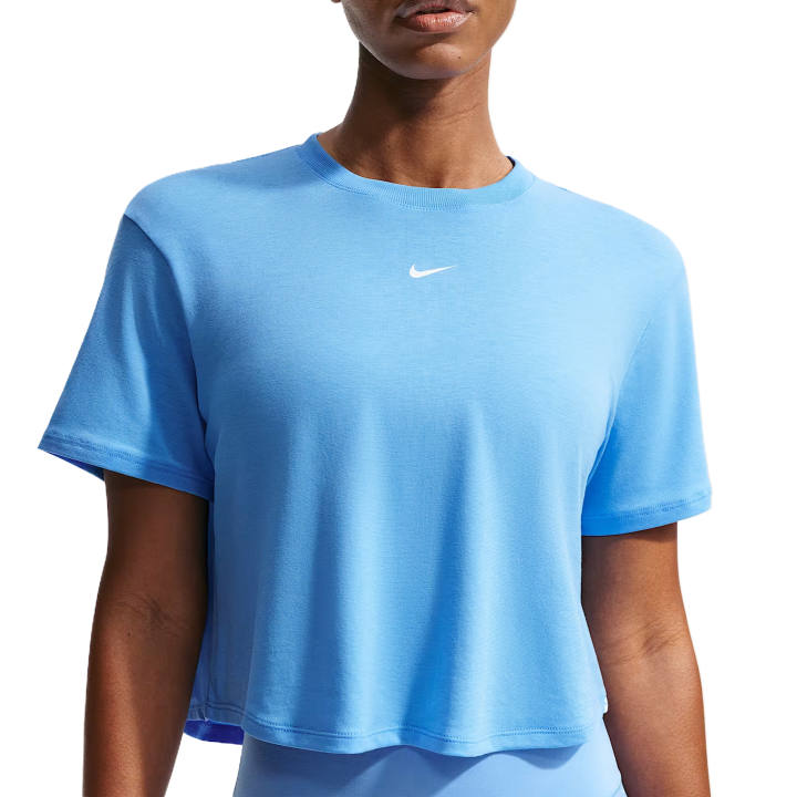 Nike Nike T Shirts Women's University Blue/White Crew Neck Moderate