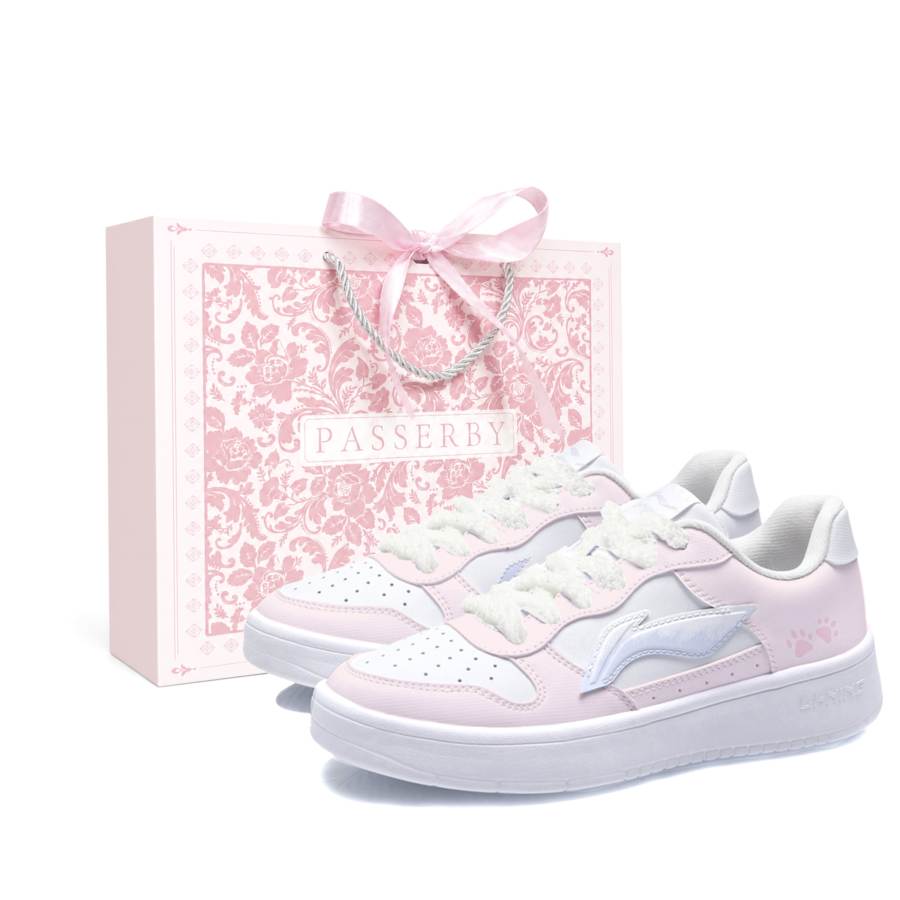 Li-Ning Li Ning Floating Boat Cushioning Lightweight Breathable Low top Skateboard Shoes Women's