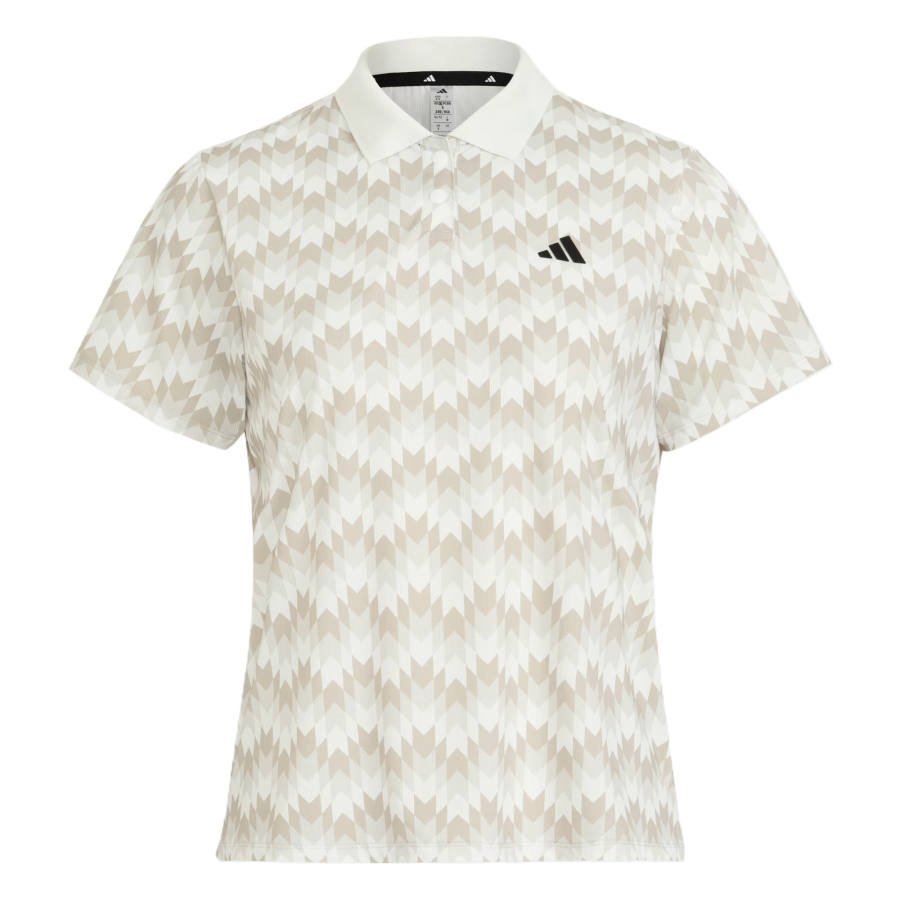 Adidas Adidas Polo Shirts Women's White/Track Gray/Beige Lapel Moderate Other