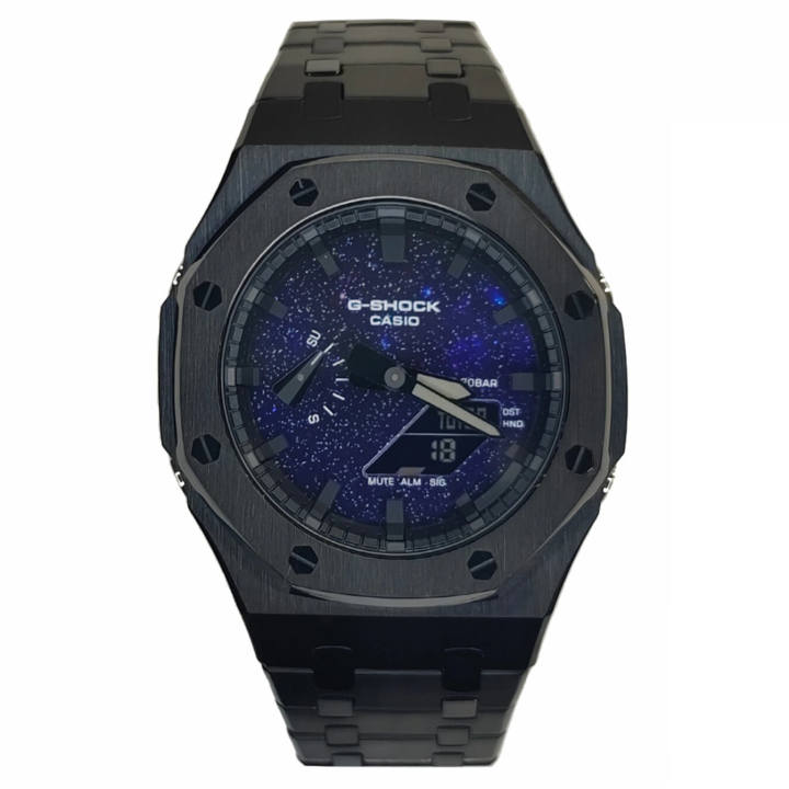 CASIO CASIO Men Liquid Crystal/Analog Dual Display Series Blue Watch