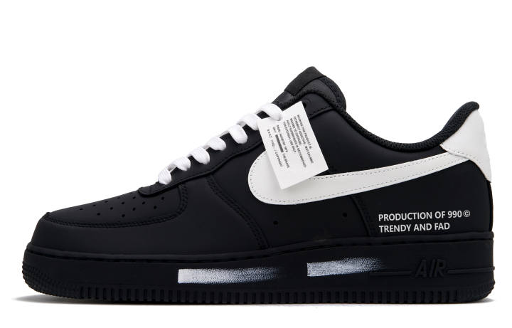 Nike Nike Air Force 1 Soul Creation Low top Skateboard Shoes Unisex Black White