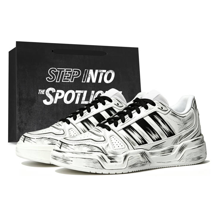 Adidas Adidas LITE BALLER Low top Skateboard Shoes Unisex White Black