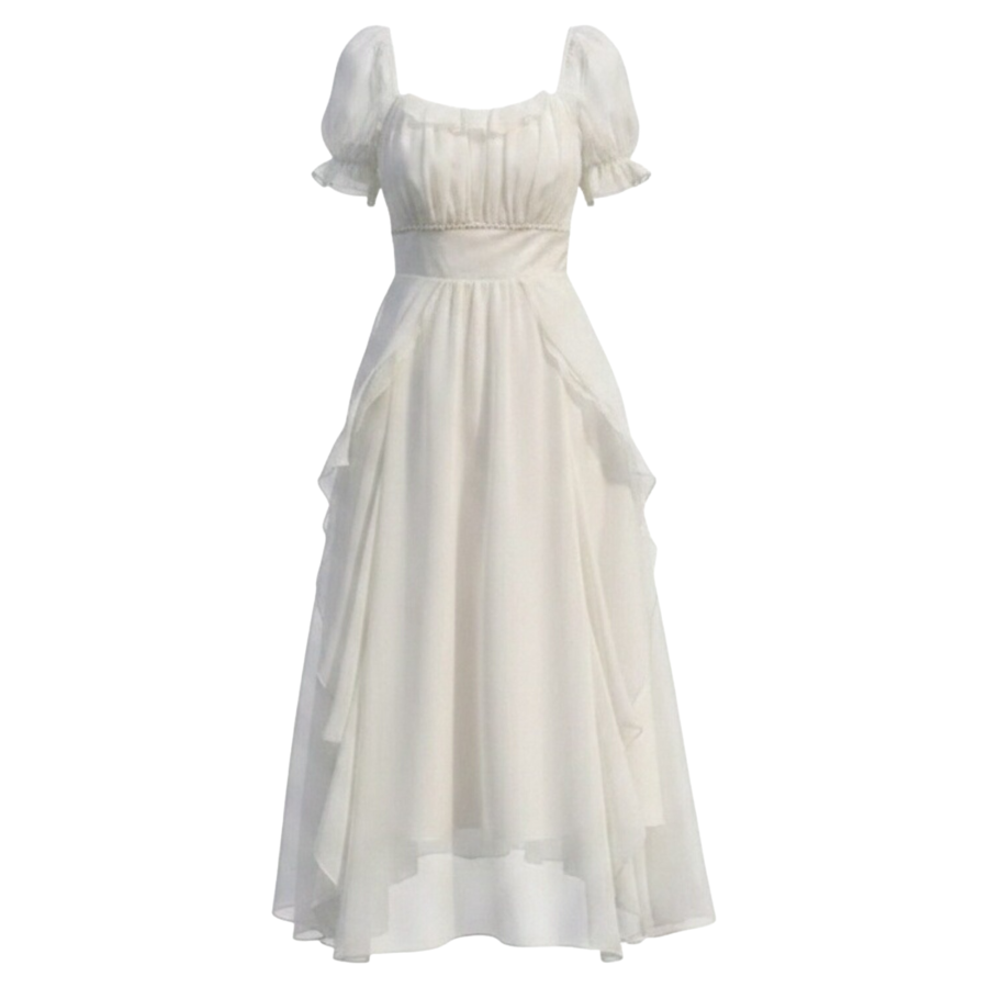 FINDSME GAGA Short Sleeved Dress Women's