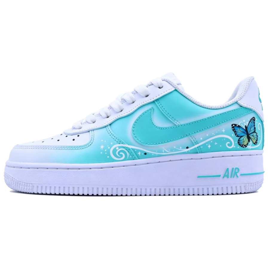 Nike Nike Air Force 1 Singularity, Butterfly Love Slip Resistant Abrasion Resistant Low top Casual Skate Shoes Unisex