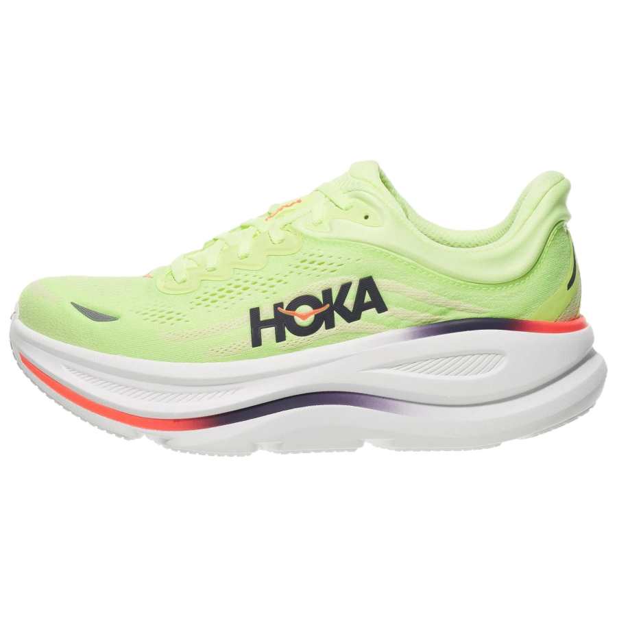 HOKA ONE ONE Bondi 9 Abrasion Resistant Breathable Support Casual Running Shoes Men's Green