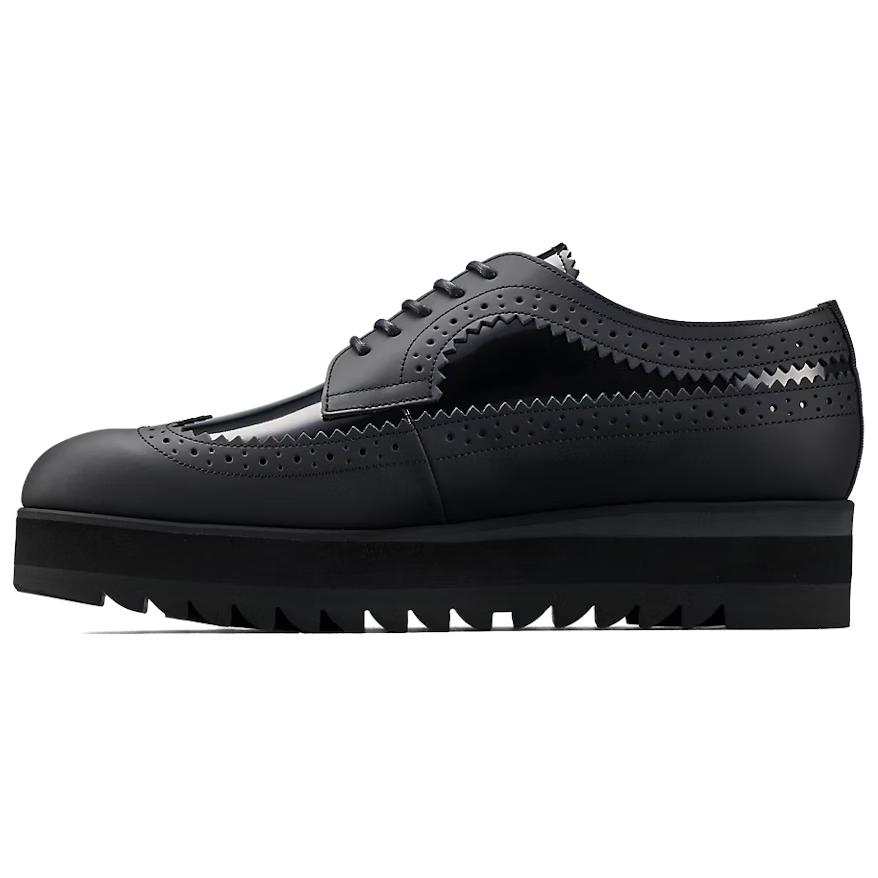 Onitsuka Tiger BROGUE Leather Casual Leather Shoes Women's Black