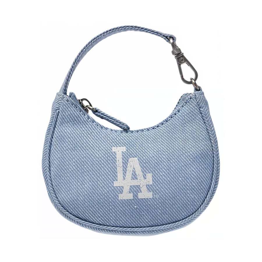 MLB Los Angeles Dodgers Cotton With Polyester Coin Purse Mini Unisex Denim Blue