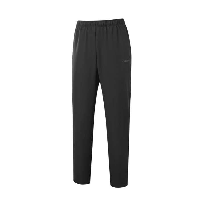 Adidas Adidas Casual Pants Men's Black Moderate Straight Fit Pants