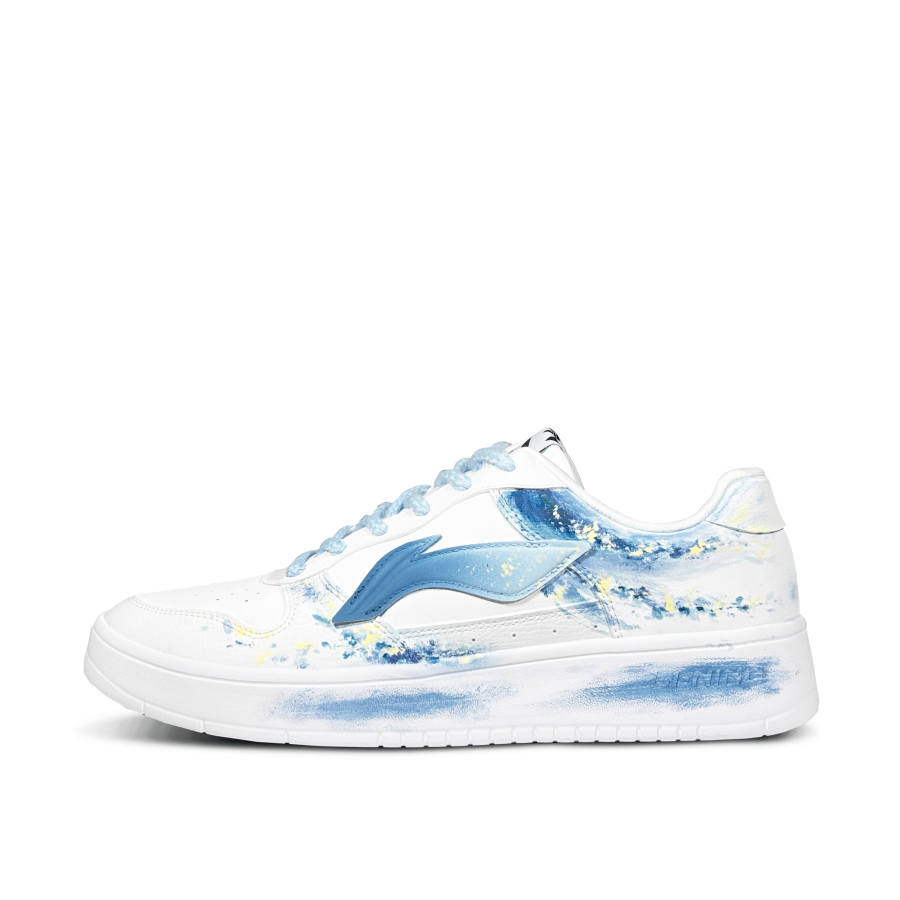 Li-Ning Li Ning Floating Boat Slip Resistant Breathable Abrasion Resistant Low top Skateboard Shoes Men's