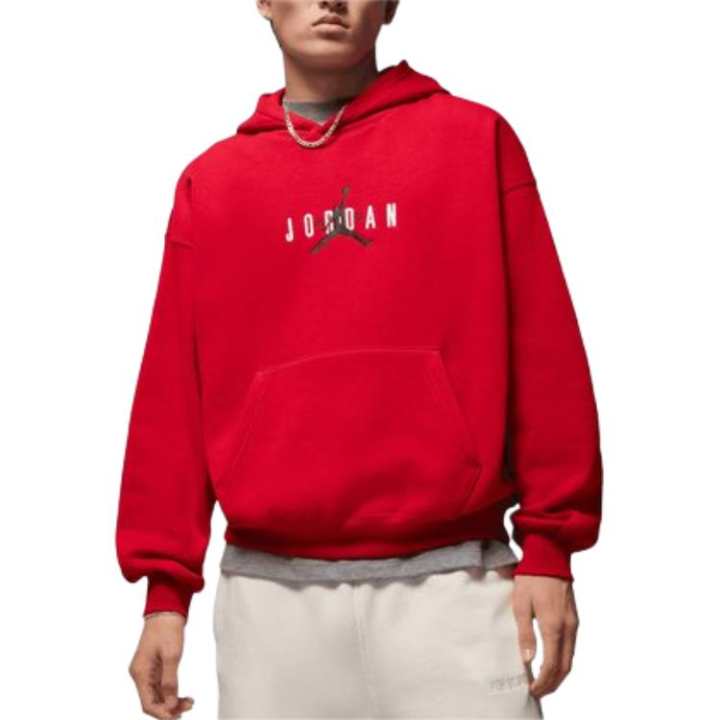 Jordan Jordan Sweatshirts Men's Red Hooded Non Detachable Moderate