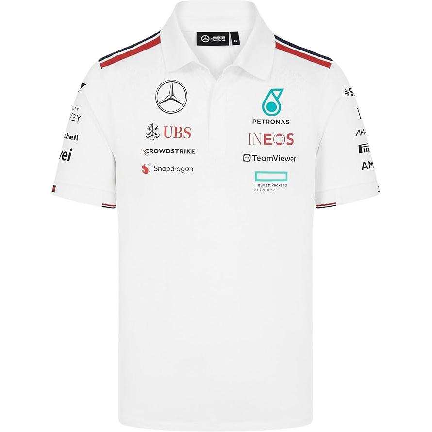 Mercedes-Benz BENCHI PETRONAS F1 Herren 2024 Team Racing T Shirt Men's