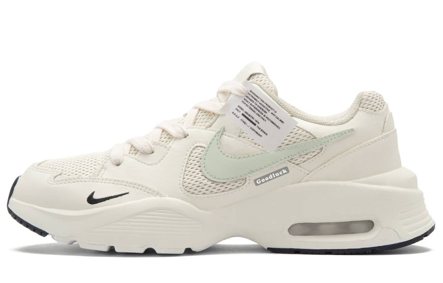 Nike Nike Air Max Fusion Low top Running Shoes Women's Green Beige White