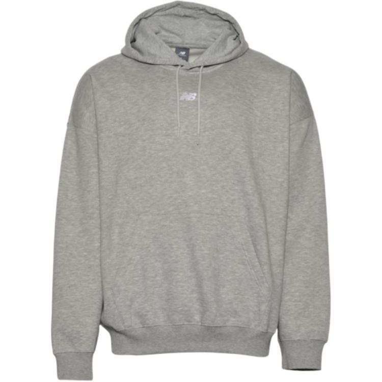 New Balance New Balance Sweatshirts Men's Gray Hooded Non Detachable Moderate