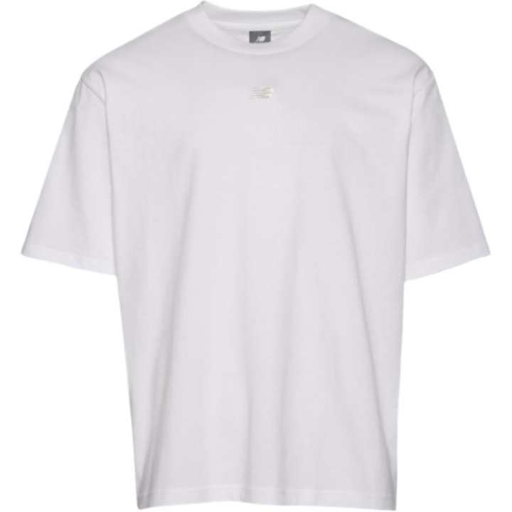 New Balance New Balance T Shirts Men's White Crew Neck Moderate