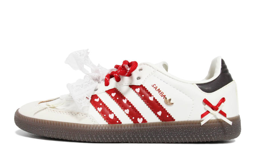 Adidas Adidas Samba OG Walking Planet, Love In Showa Era Low top German Army Trainers Women's White Red