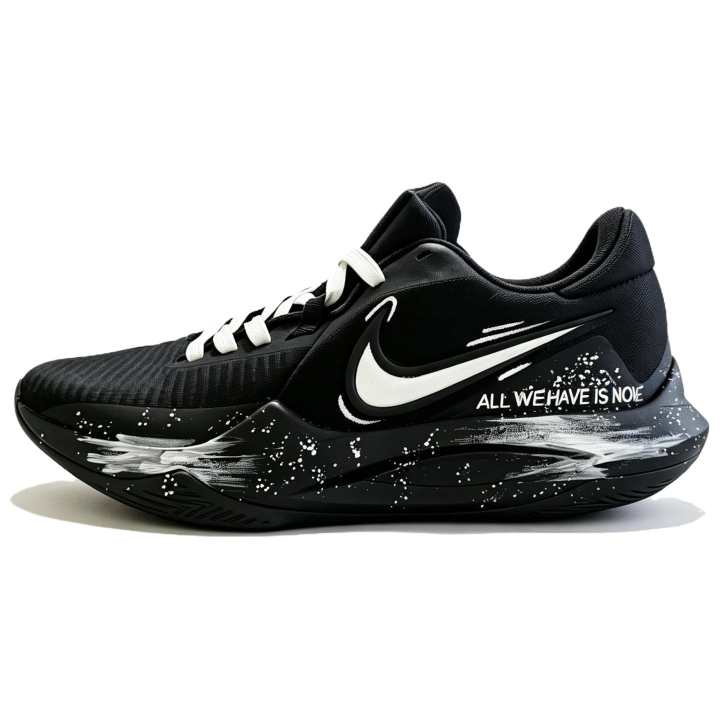 Nike Nike Precision 6 Fabric Cushioning Abrasion Resistant Height Increasing Low top Performance Basketball Shoes Men's