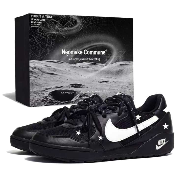 Nike Nike Terra Manta Slip Resistant Abrasion Resistant Low top Casual Shoes Unisex Black White