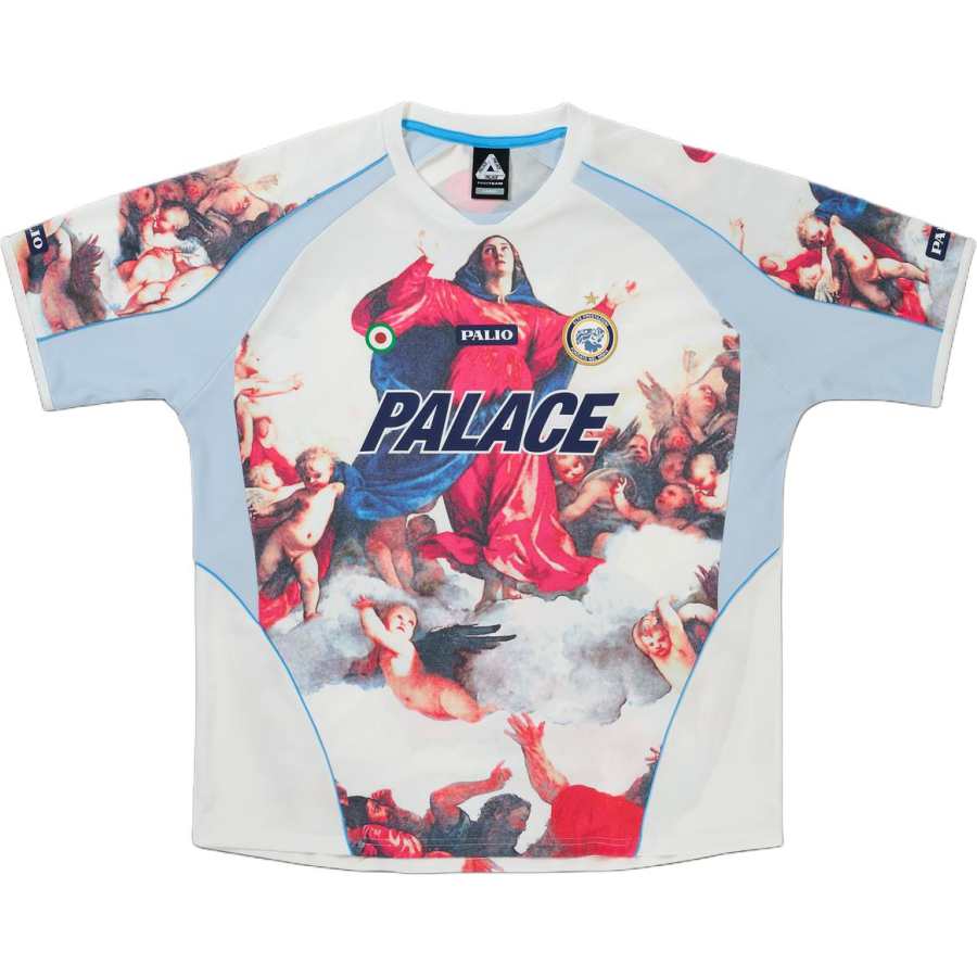 PALACE SS26 TITIAN JERSEY WHITE Soccer Jersey Unisex
