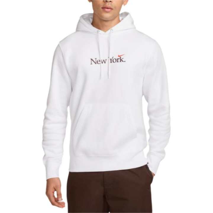 Nike Nike Sweatshirts Unisex White Hooded Non Detachable Moderate