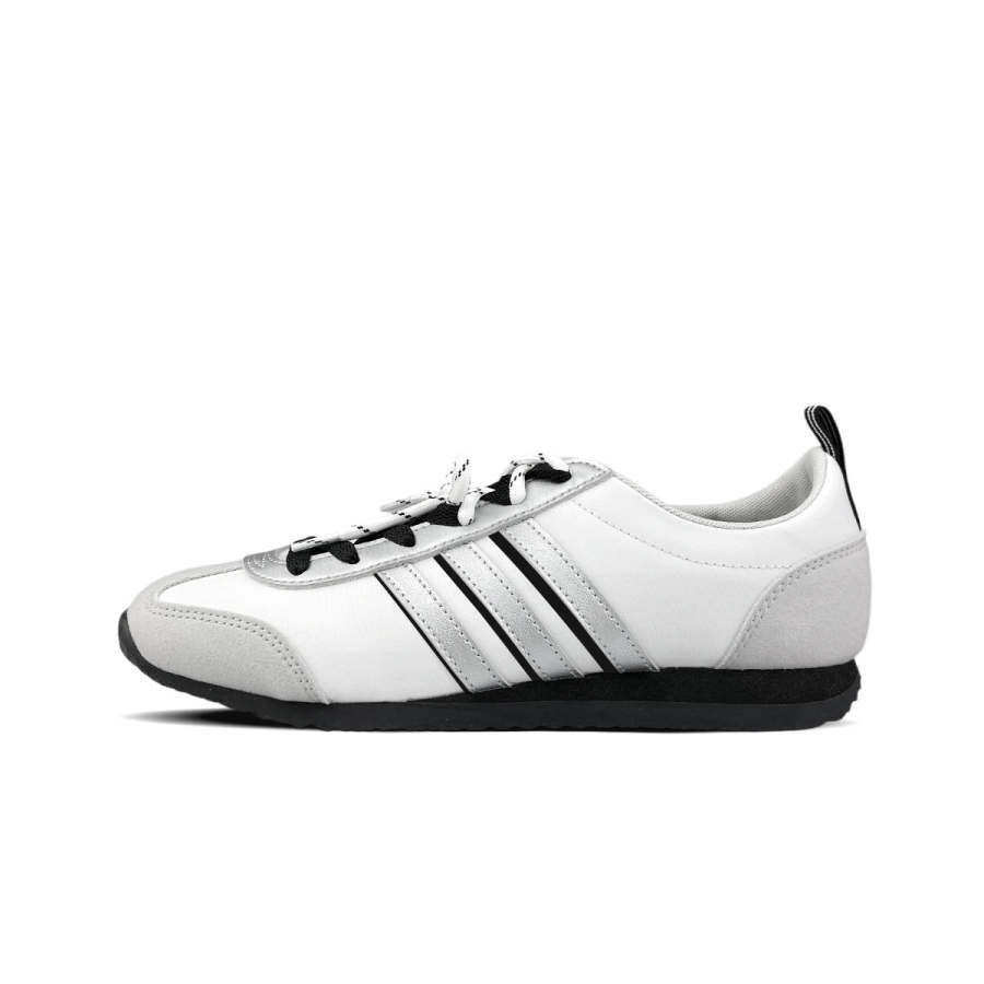 Adidas Adidas VS JOG 2.0 BNK White Silver Overture Low top German Army Trainers Unisex Silver White