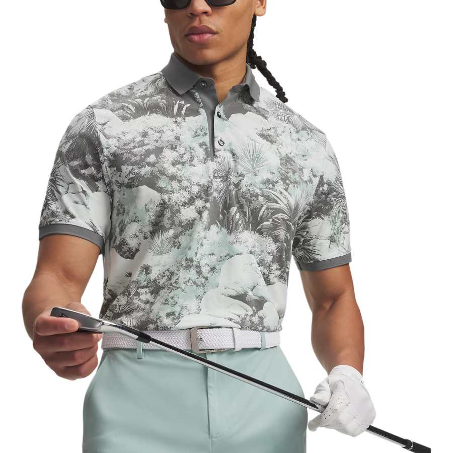 Under Armour Curry ArmourDry Printed Polo Shirt Men's