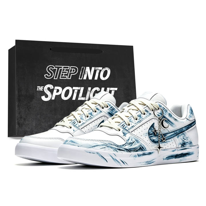 Nike Nike SB Delta Low top Skateboard Shoes Unisex White Blue