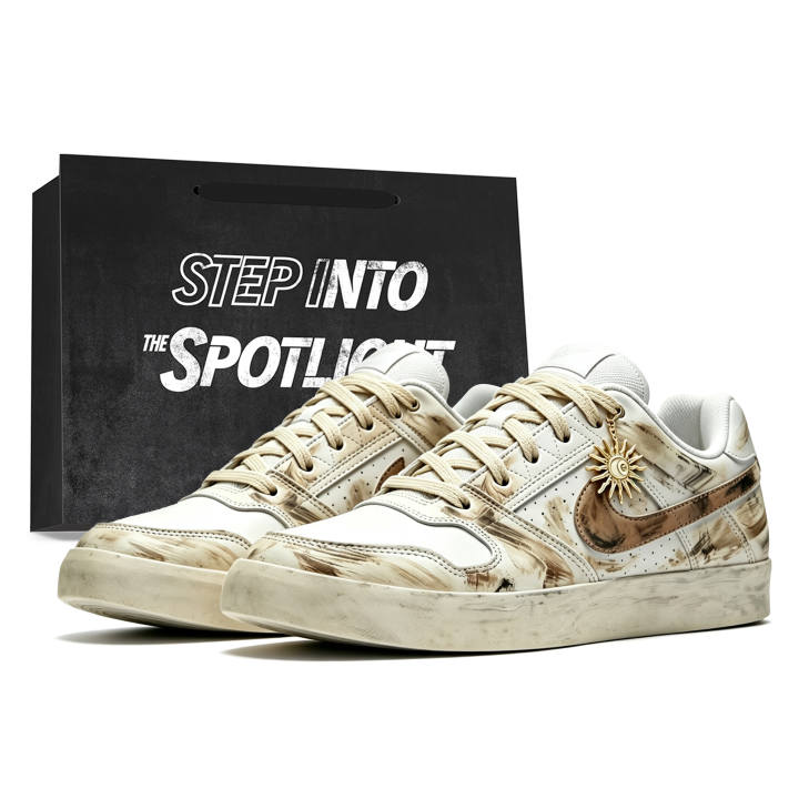 Nike Nike SB Delta Low top Skateboard Shoes Unisex Ecru Khaki