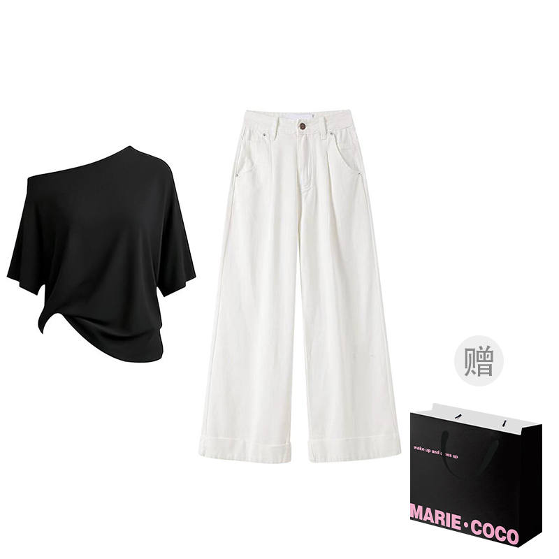 MARIE·COCO Casual Suits Women's Asymmetrical Collar Moderate