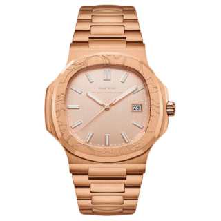 A BATHING APE Mechanical Movement Watch Unisex Pink Watch Dial